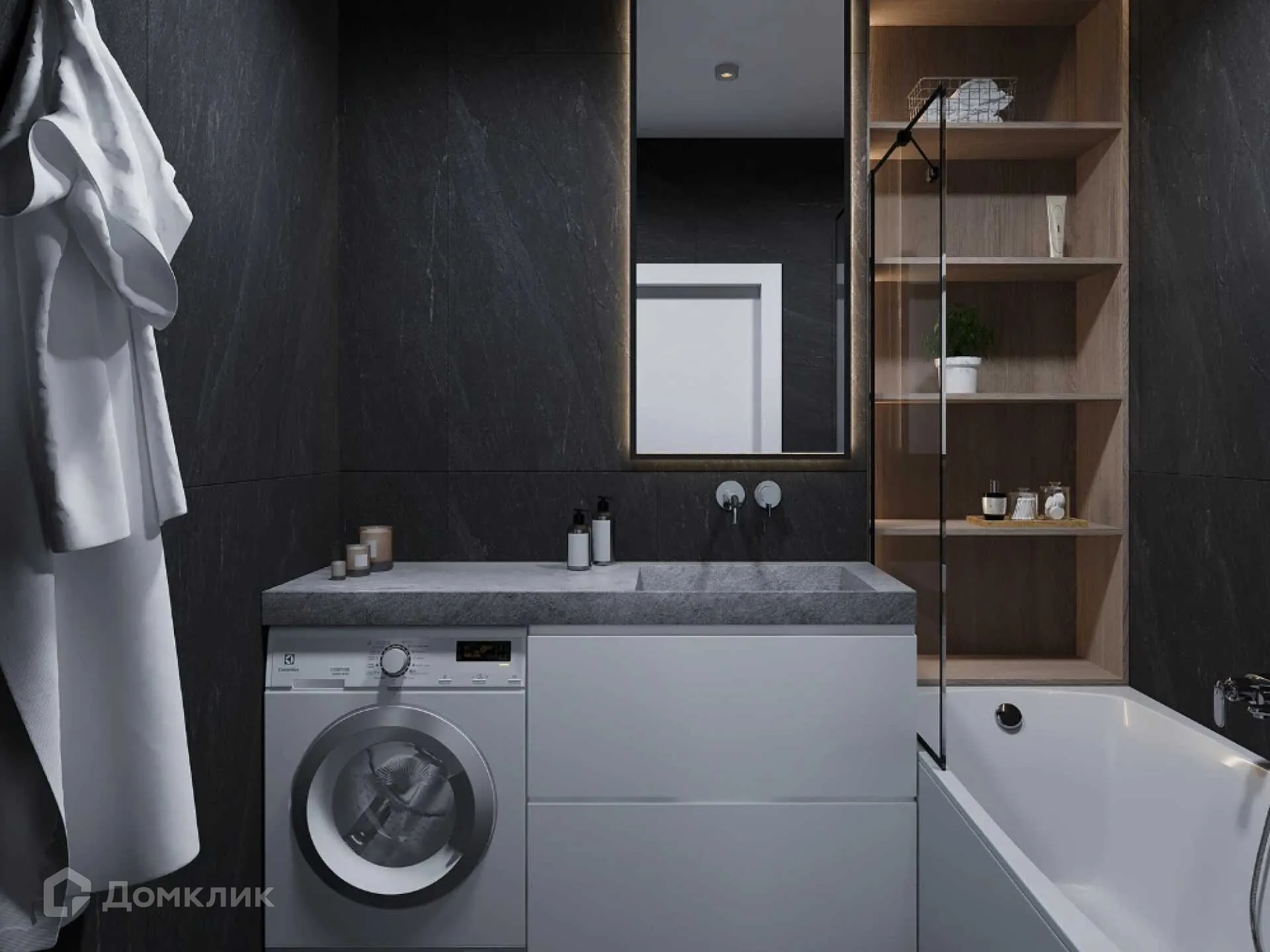 Планировка 3-комнатной квартиры 69.1 м² в ЖК Левобережье, г. Ростов-на-Дону — фото 7