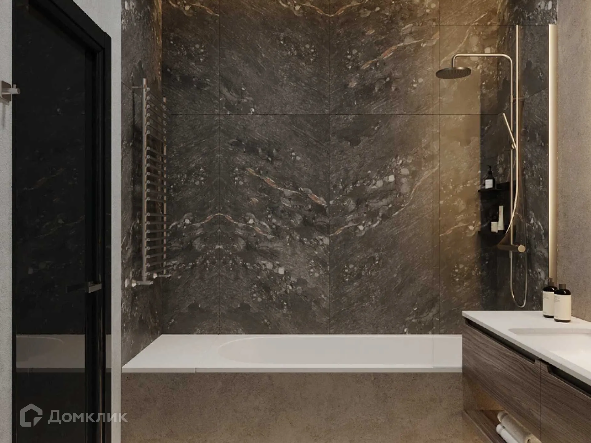 Планировка 1-комнатной квартиры 32.2 м² в ЖК Движение61, г. Ростов-на-Дону — фото 3