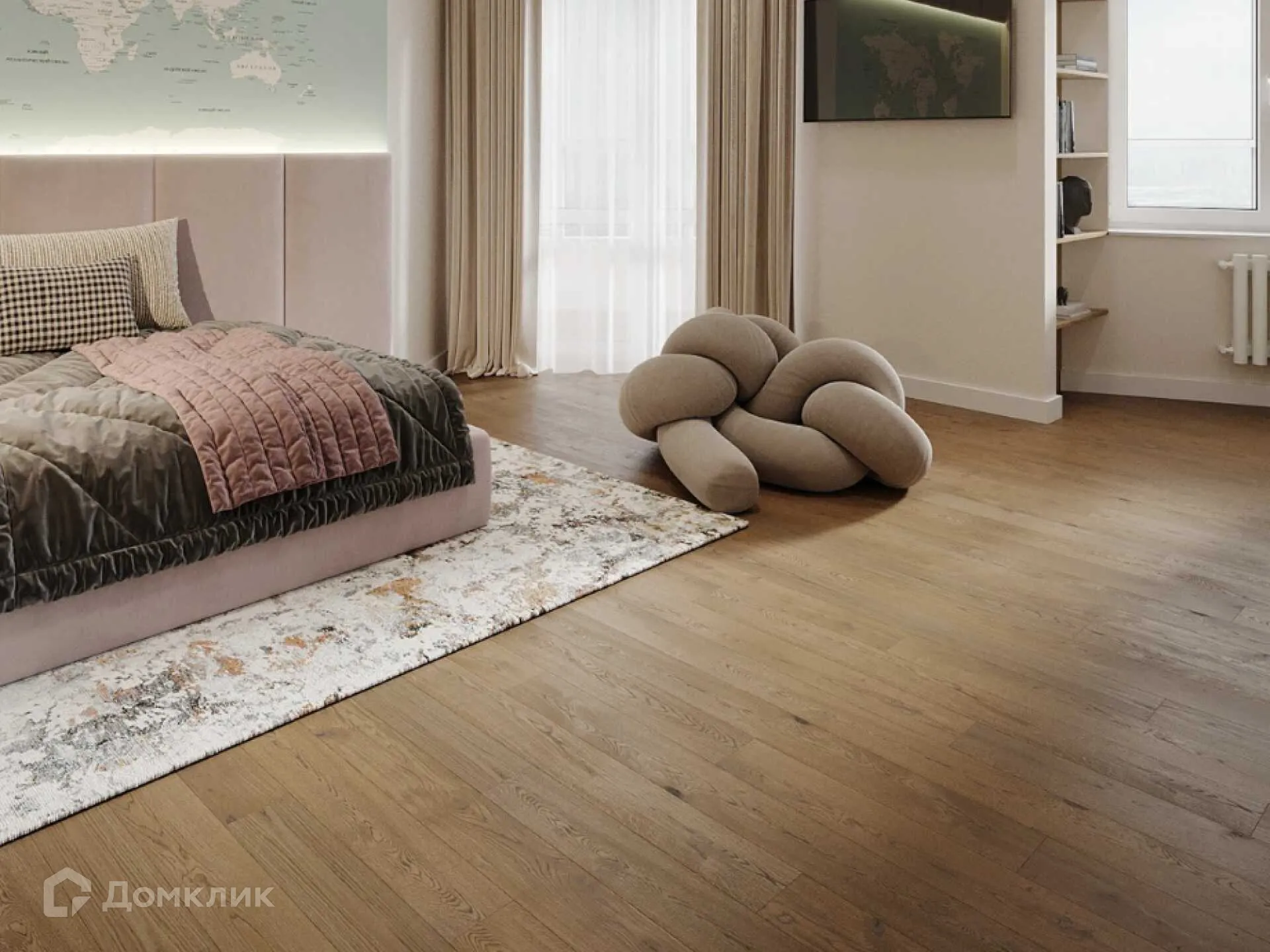 Планировка 1-комнатной квартиры 32.2 м² в ЖК Движение61, г. Ростов-на-Дону — фото 5