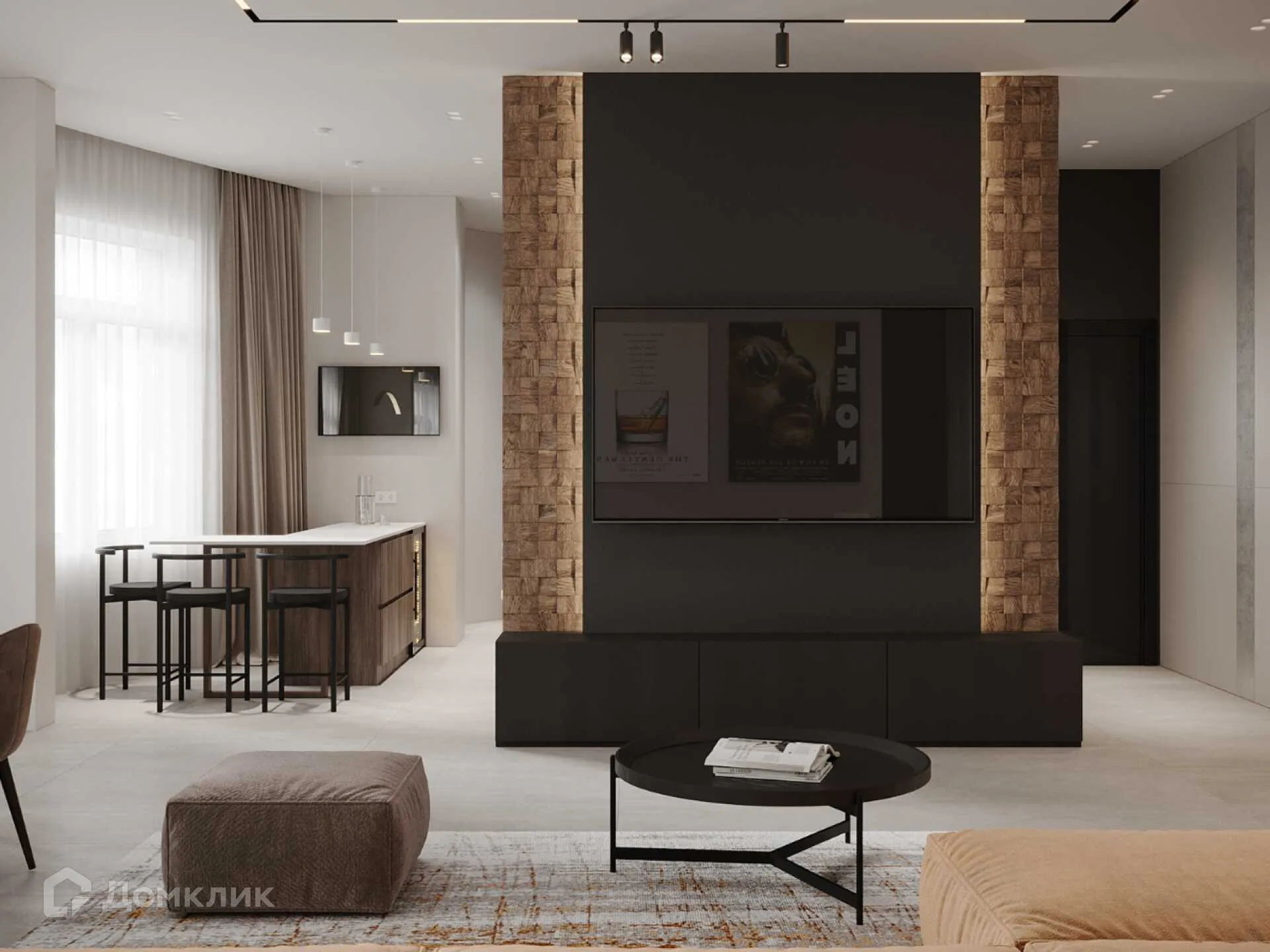 Планировка 1-комнатной квартиры 32.2 м² в ЖК Движение61, г. Ростов-на-Дону — фото 10