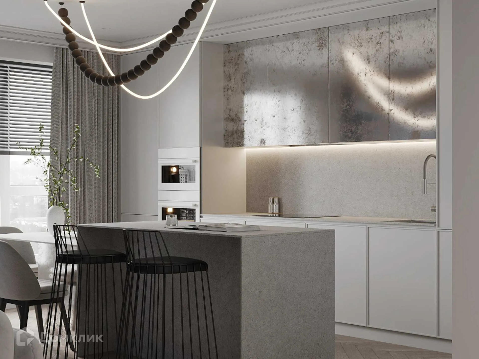 Планировка 3-комнатной квартиры 74.8 м² в ЖК Сияние Квартал на Шолохова, г. Ростов-на-Дону — фото 6