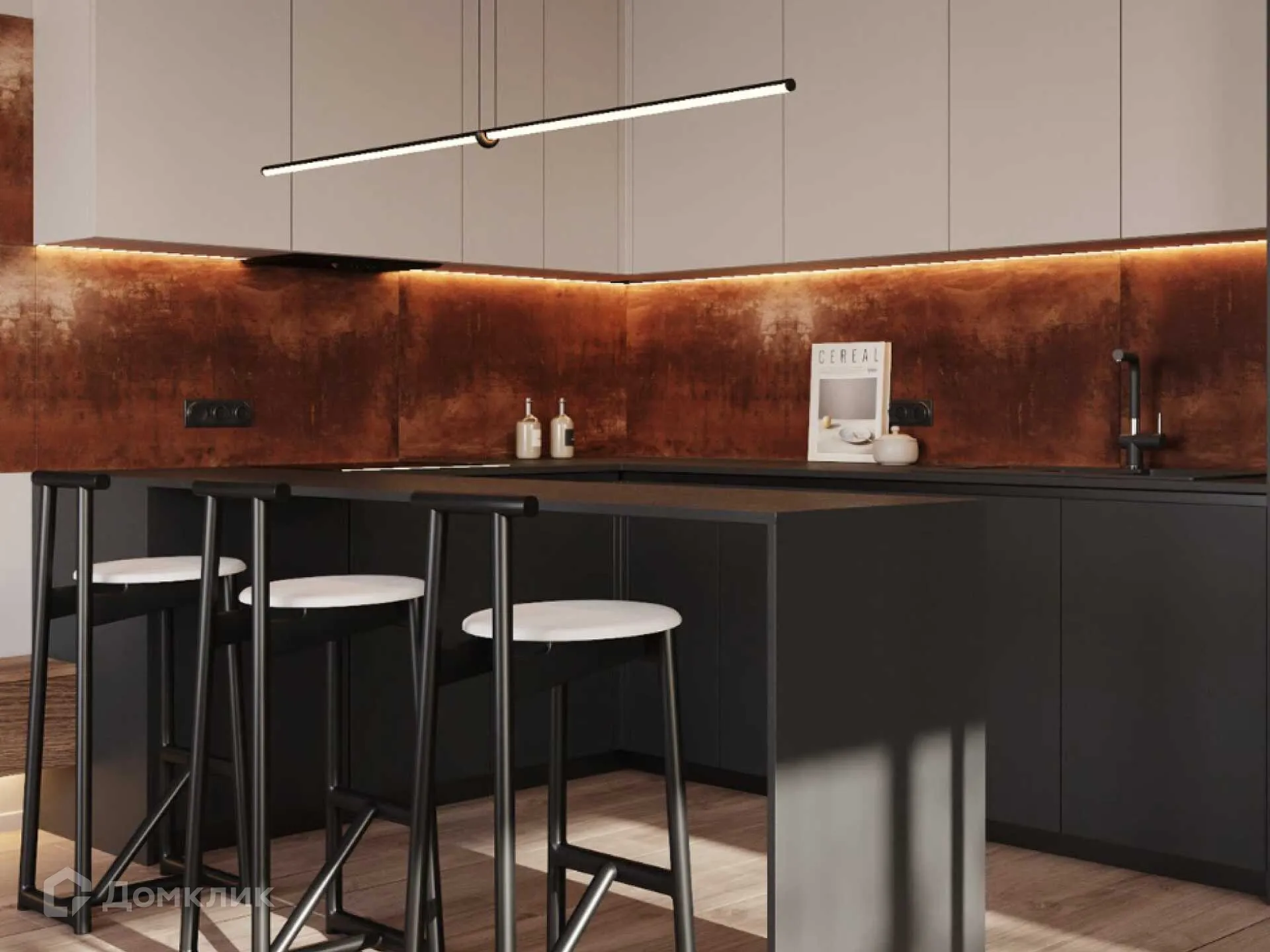 Планировка 2-комнатной квартиры 60.4 м² в ЖК Левобережье, г. Ростов-на-Дону — фото 6