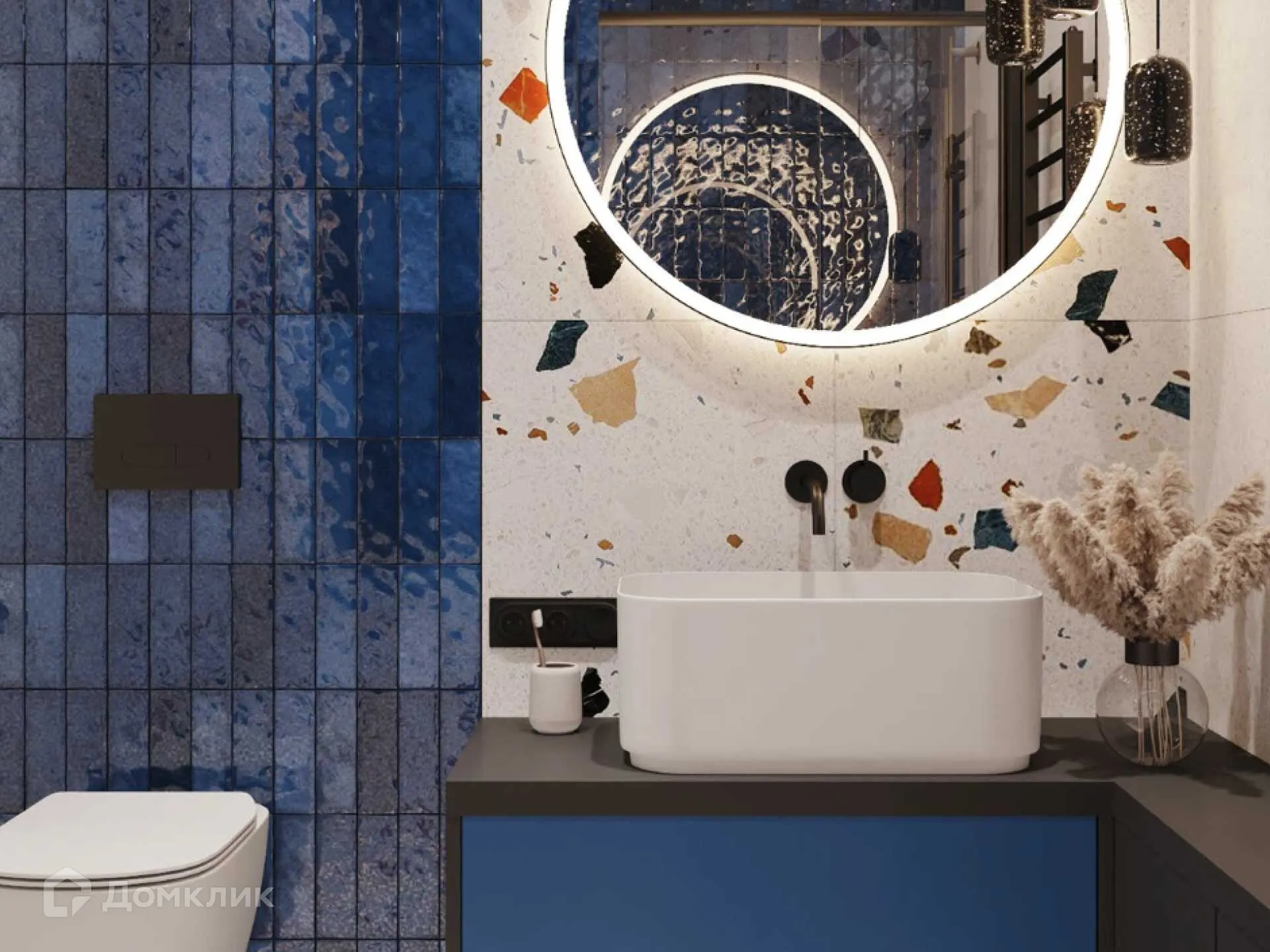 Планировка 2-комнатной квартиры 60.4 м² в ЖК Левобережье, г. Ростов-на-Дону — фото 9