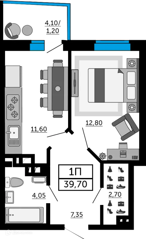 Квартира в ЖК Донской Арбат 2