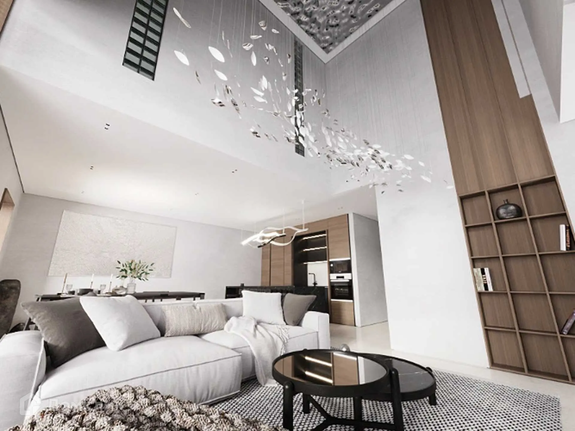 Планировка 3-комнатной квартиры 74.4 м² в ЖК Сияние Квартал на Шолохова, г. Ростов-на-Дону — фото 5