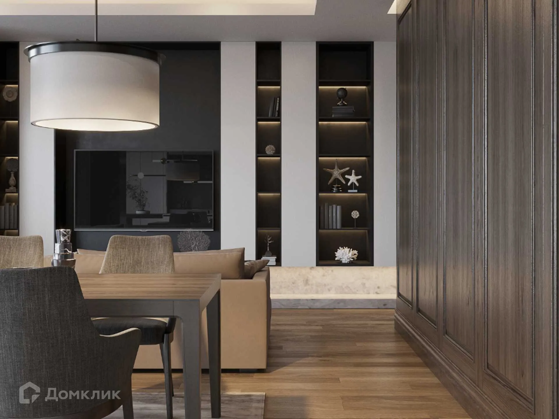 Планировка 2-комнатной квартиры 69.4 м² в ЖК Левобережье, г. Ростов-на-Дону — фото 8