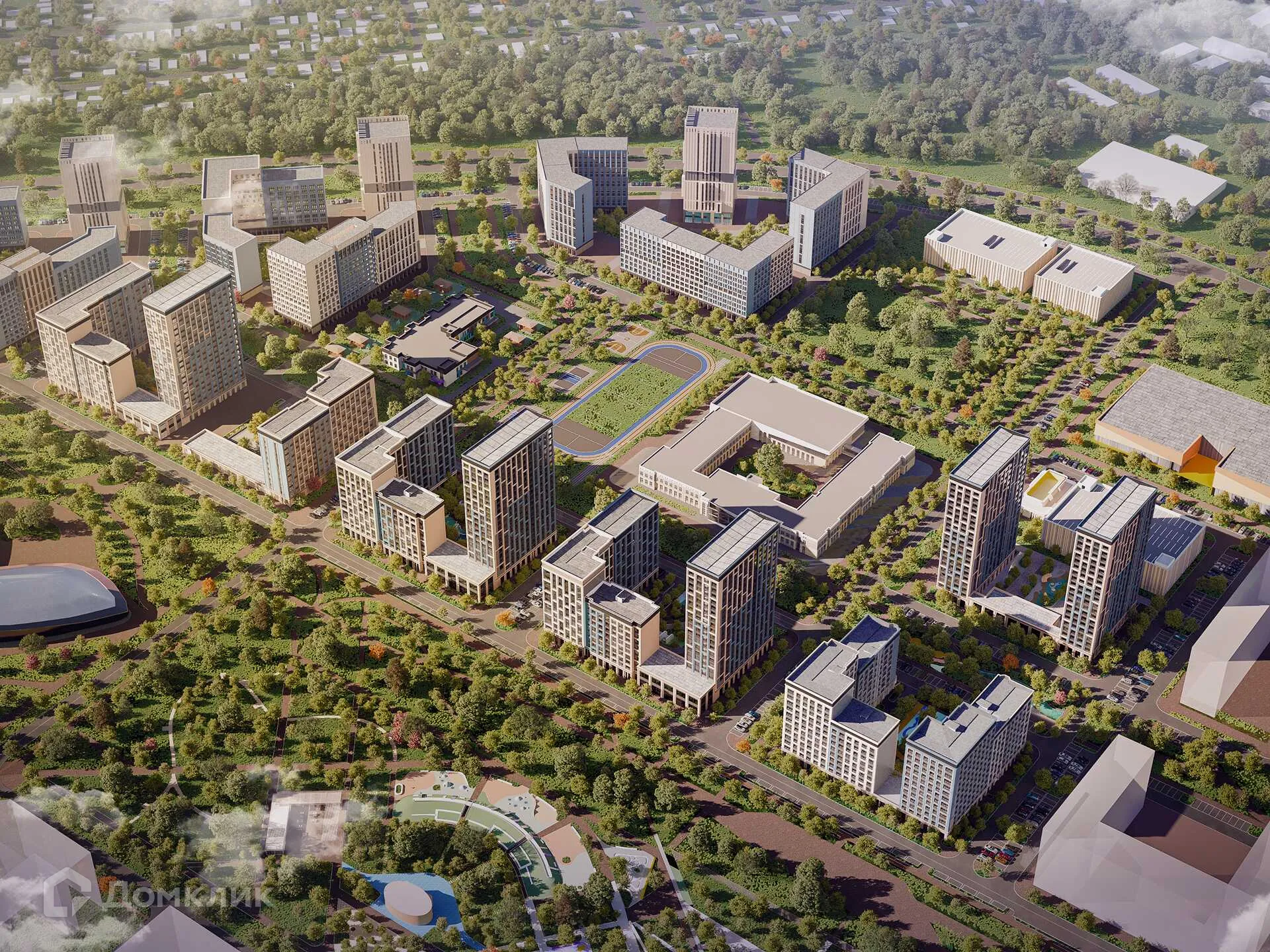 Планировка 1-комнатной квартиры 32.7 м² в ЖК Сияние Квартал на Шолохова, г. Ростов-на-Дону — фото 3