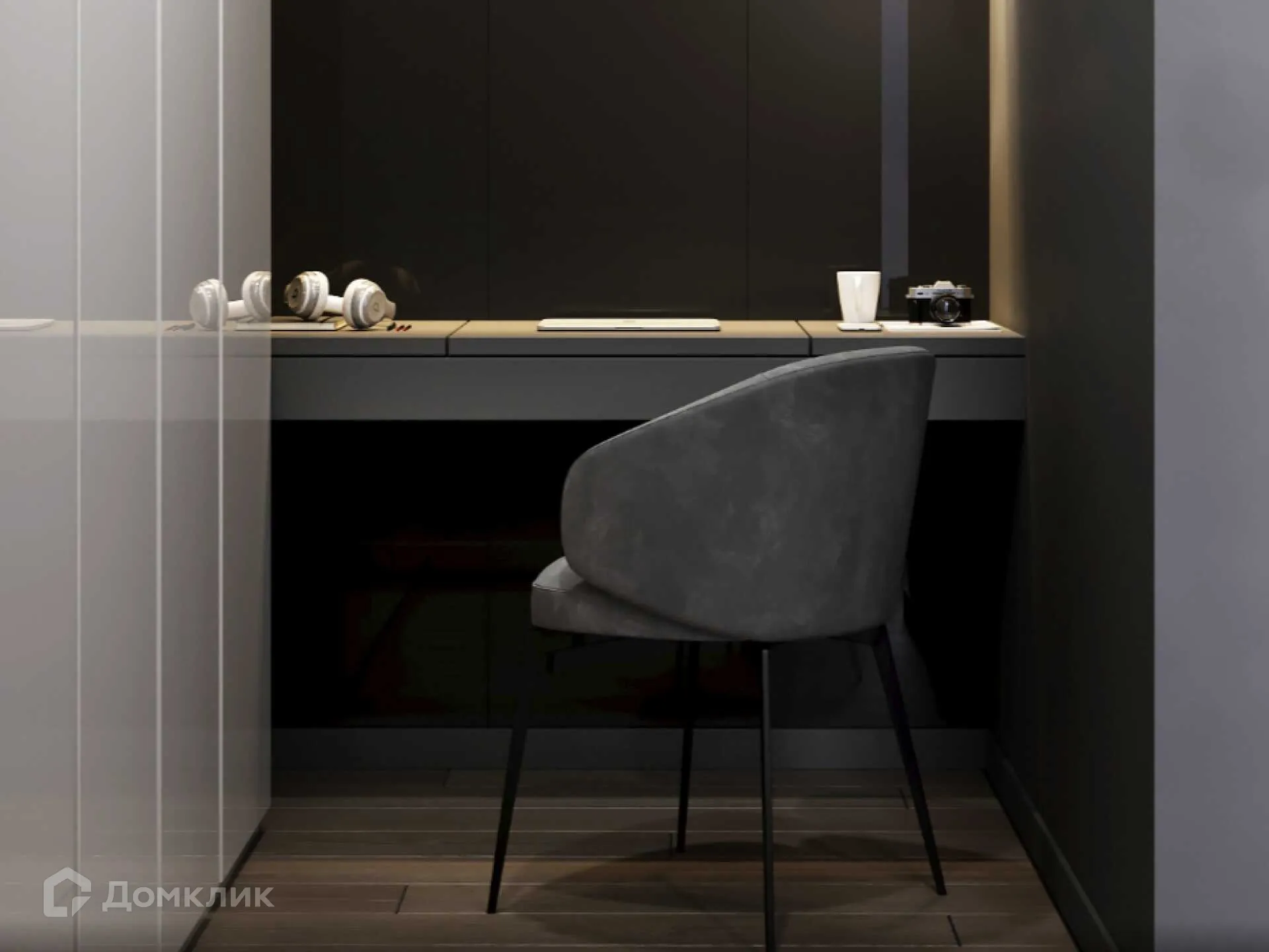 Планировка 1-комнатной квартиры 32.7 м² в ЖК Сияние Квартал на Шолохова, г. Ростов-на-Дону — фото 10