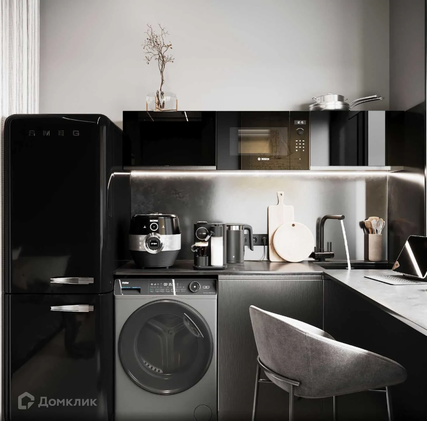 Планировка 1-комнатной квартиры 53.9 м² в ЖК Левобережье, г. Ростов-на-Дону — фото 6