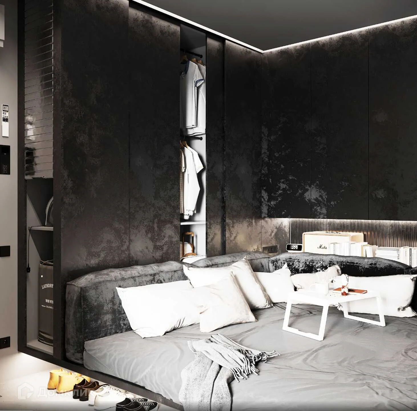 Планировка 1-комнатной квартиры 53.9 м² в ЖК Левобережье, г. Ростов-на-Дону — фото 7