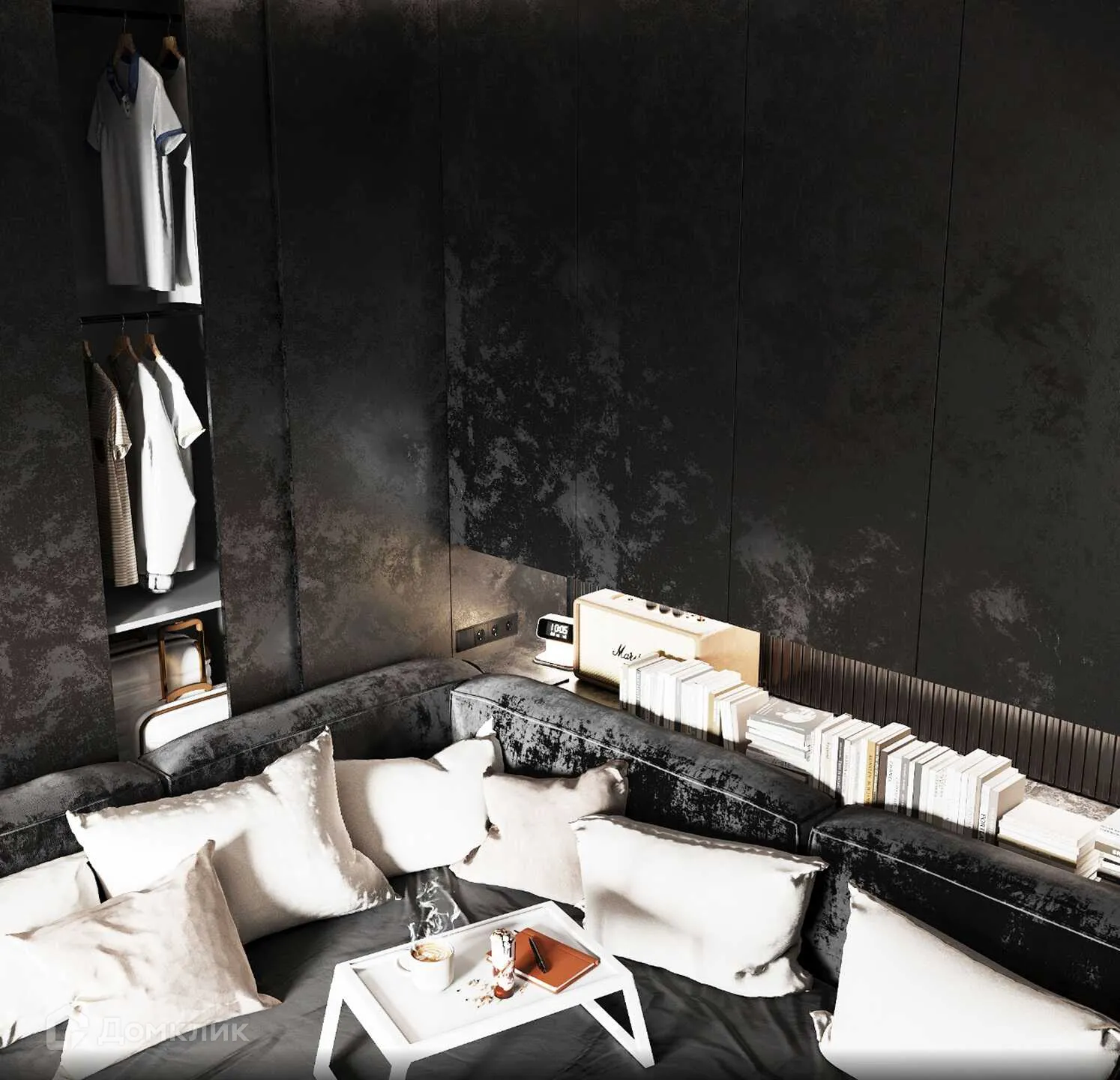 Планировка 1-комнатной квартиры 53.9 м² в ЖК Левобережье, г. Ростов-на-Дону — фото 9