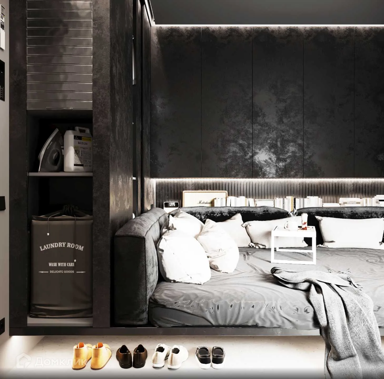 Планировка 1-комнатной квартиры 53.9 м² в ЖК Левобережье, г. Ростов-на-Дону — фото 11