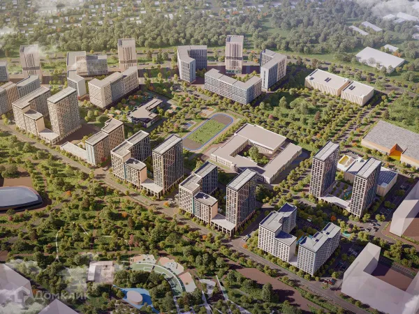 Планировка 1 комн. в ЖК Сияние Квартал на Шолохова