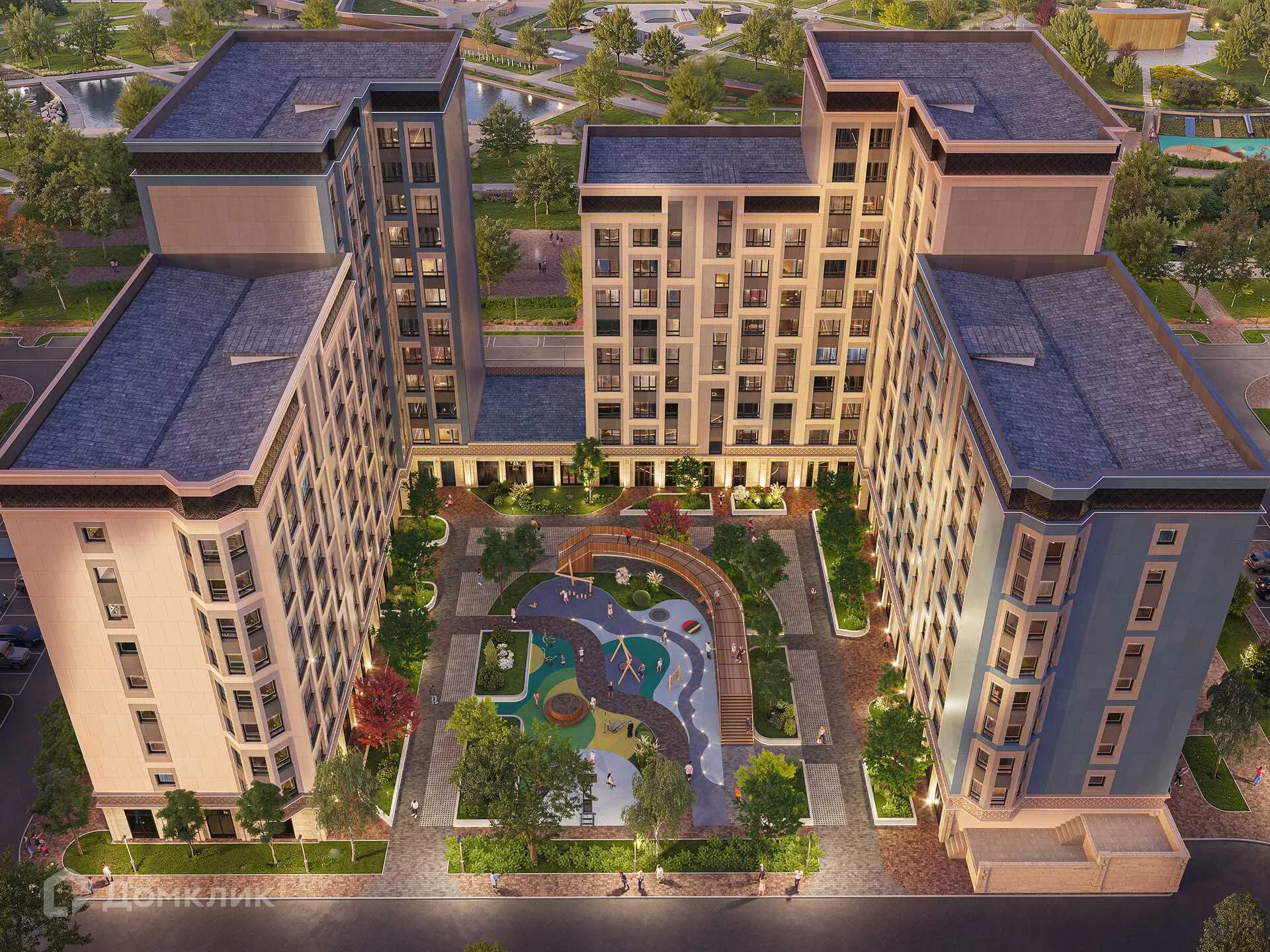 Планировка 1-комнатной квартиры 33.2 м² в ЖК Сияние Квартал на Шолохова, г. Ростов-на-Дону — фото 3