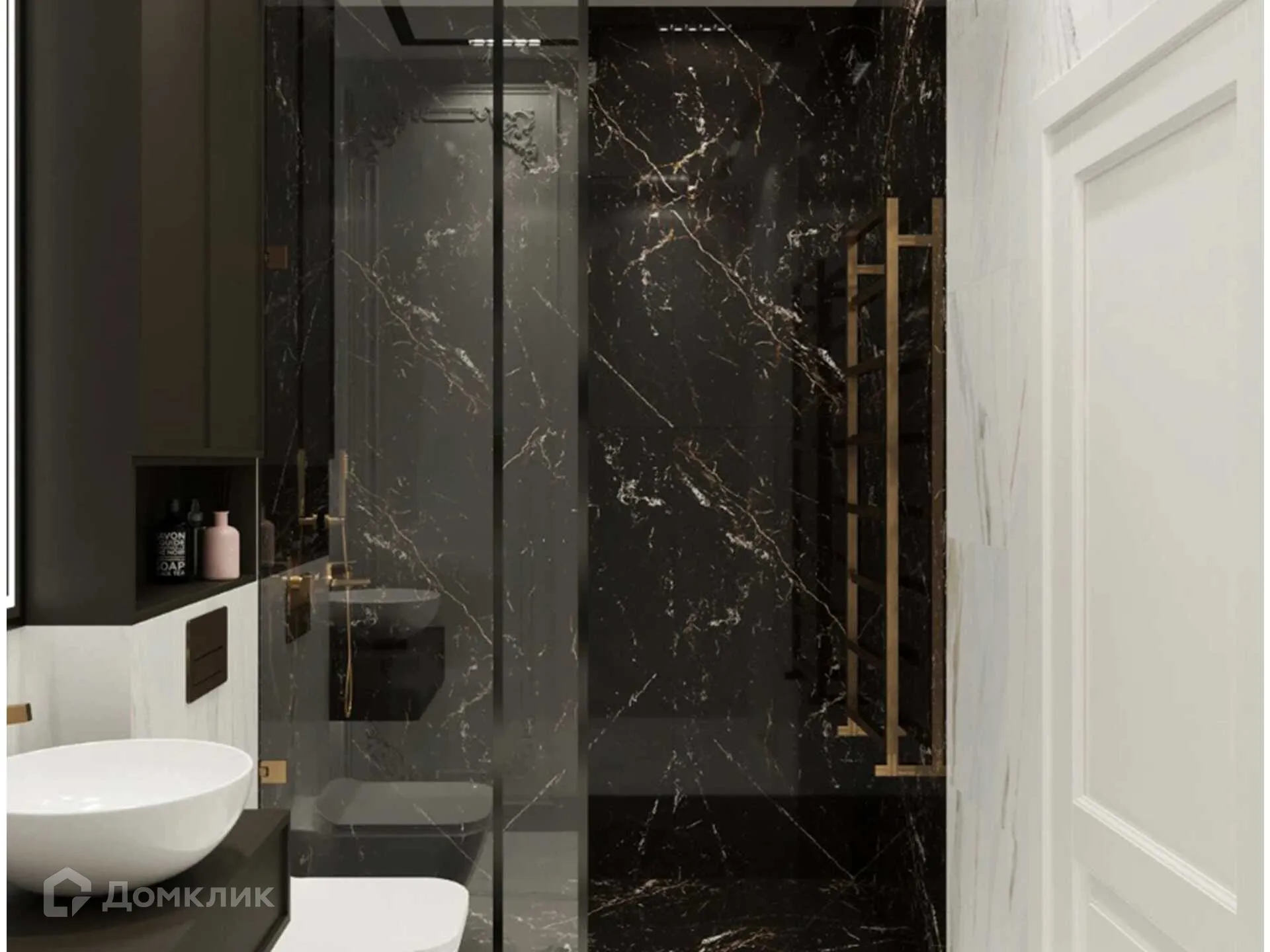 Планировка 1-комнатной квартиры 33.2 м² в ЖК Сияние Квартал на Шолохова, г. Ростов-на-Дону — фото 7