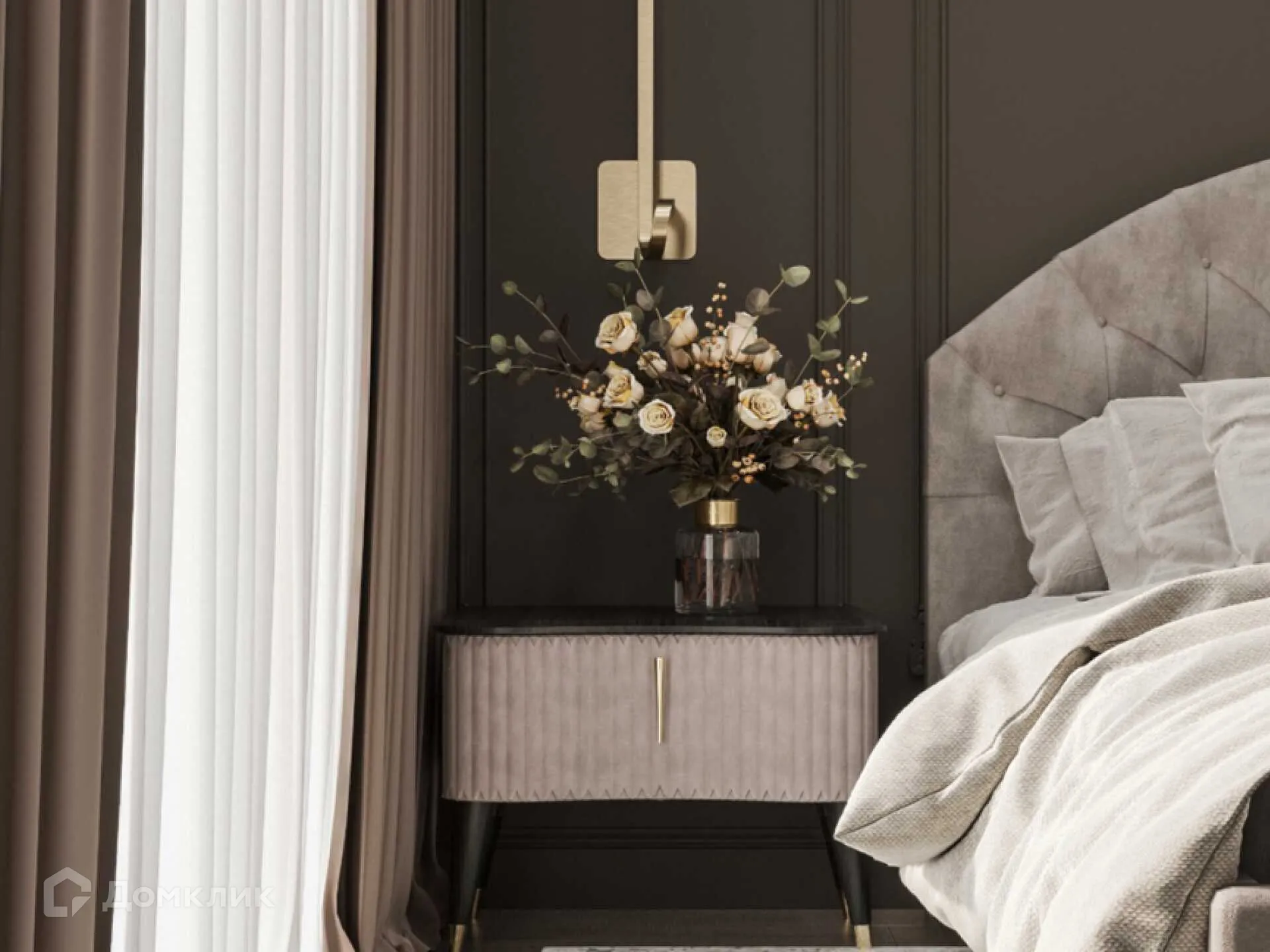 Планировка 1-комнатной квартиры 33.2 м² в ЖК Сияние Квартал на Шолохова, г. Ростов-на-Дону — фото 10