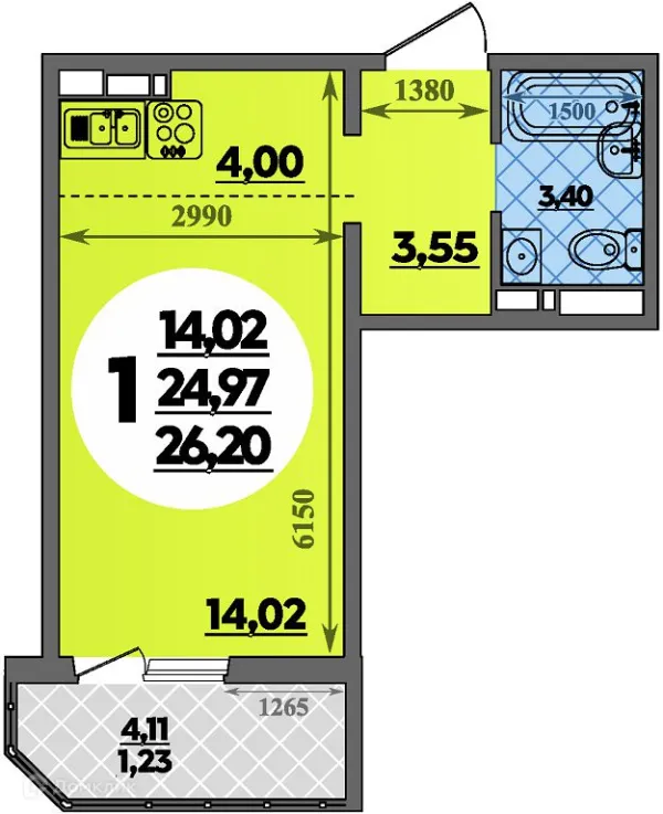 Квартира в ЖК Суворовский