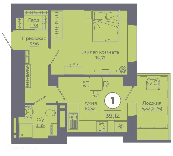 Квартира в ЖК Сокольники