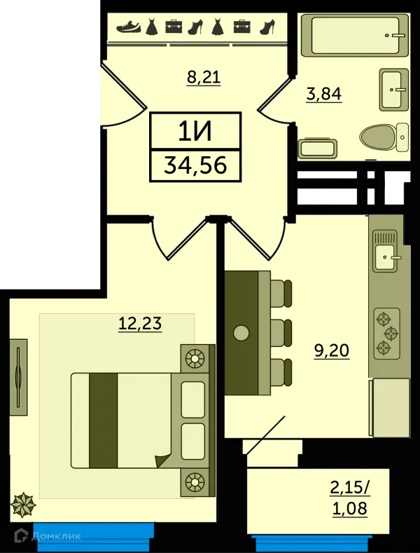 Квартира в ЖК "Легенда Ростова"