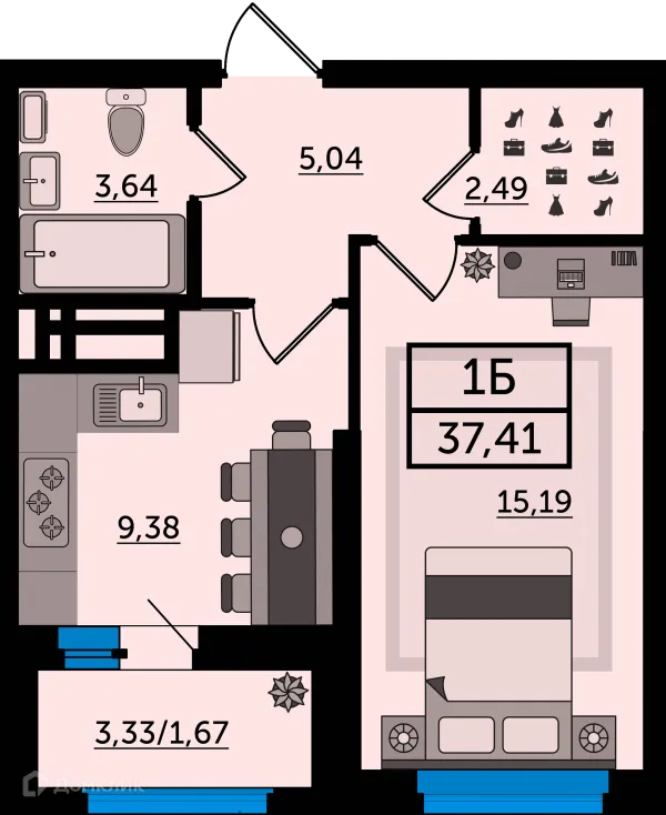 Квартира в ЖК "Легенда Ростова"