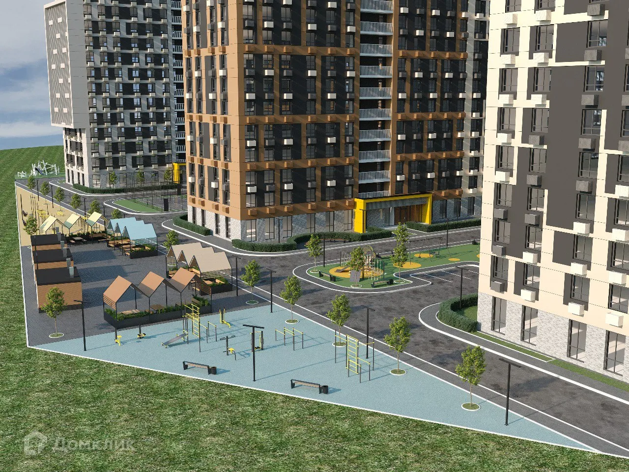 Планировка 1-комнатной квартиры 34.32 м² в ЖК Frame (Фрейм), г. Ростов-на-Дону — фото 10