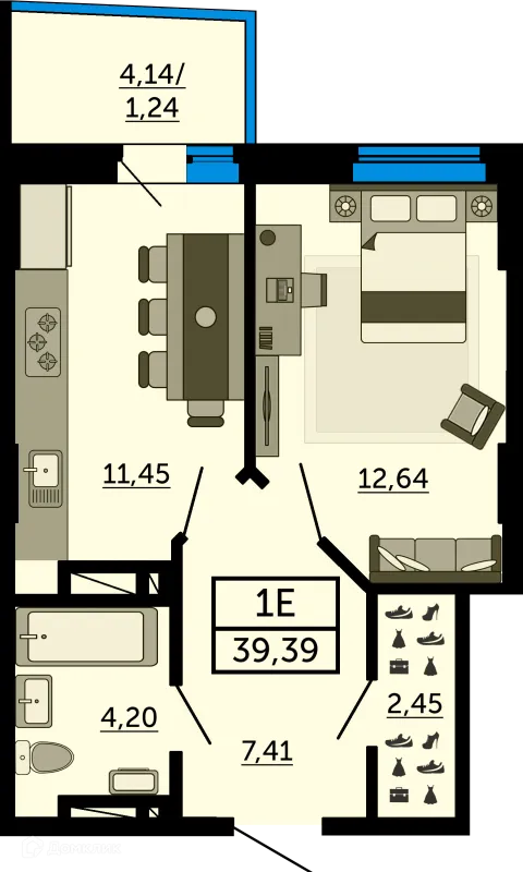 Квартира в ЖК Город у Реки