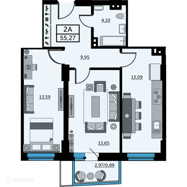 Квартира в ЖК Город у Реки