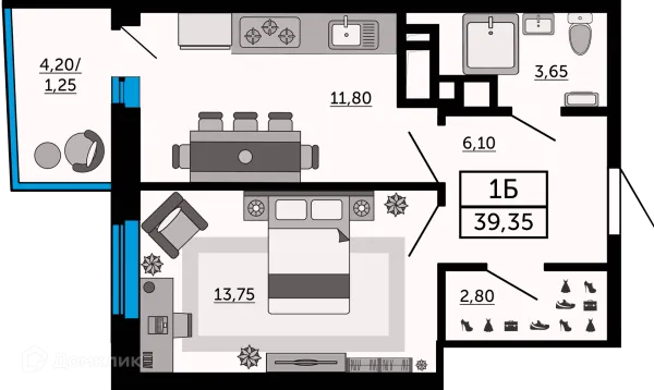 Квартира в ЖК Донской Арбат 2