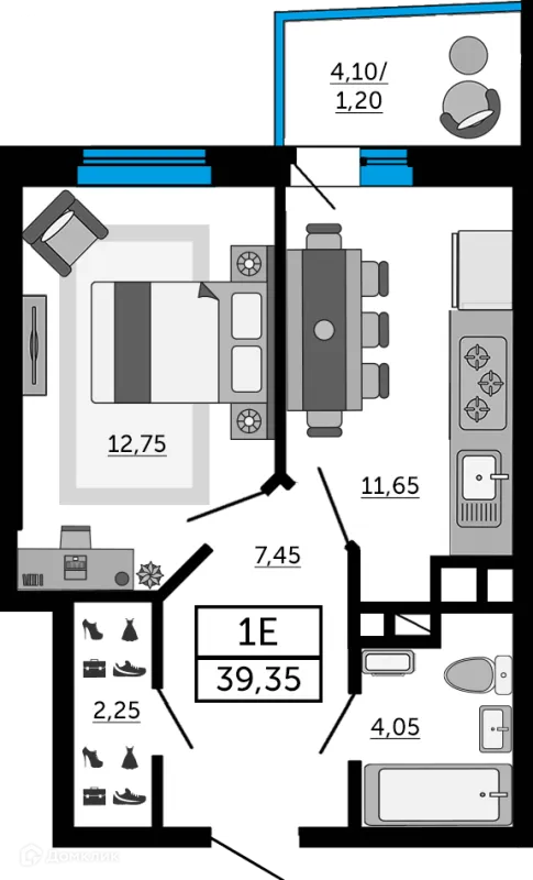 Квартира в ЖК Донской Арбат 2