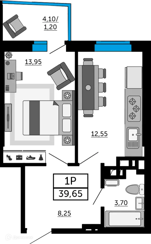 Квартира в ЖК Донской Арбат 2