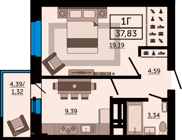 Квартира в ЖК "FOUR PREMIERS" (Фо Премьерс)