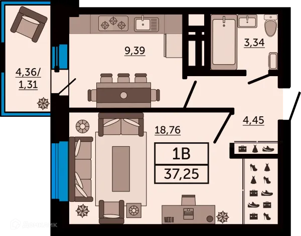 Квартира в ЖК "FOUR PREMIERS" (Фо Премьерс)