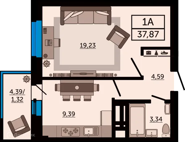 Квартира в ЖК "FOUR PREMIERS" (Фо Премьерс)