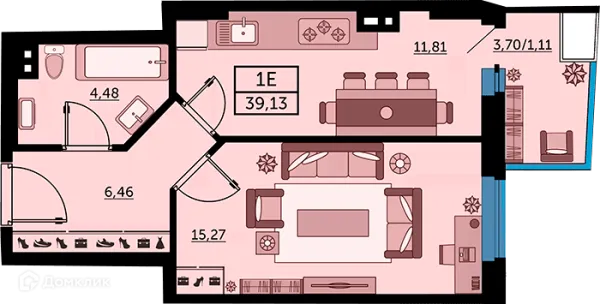 Квартира в ЖК Сердце Ростова 2