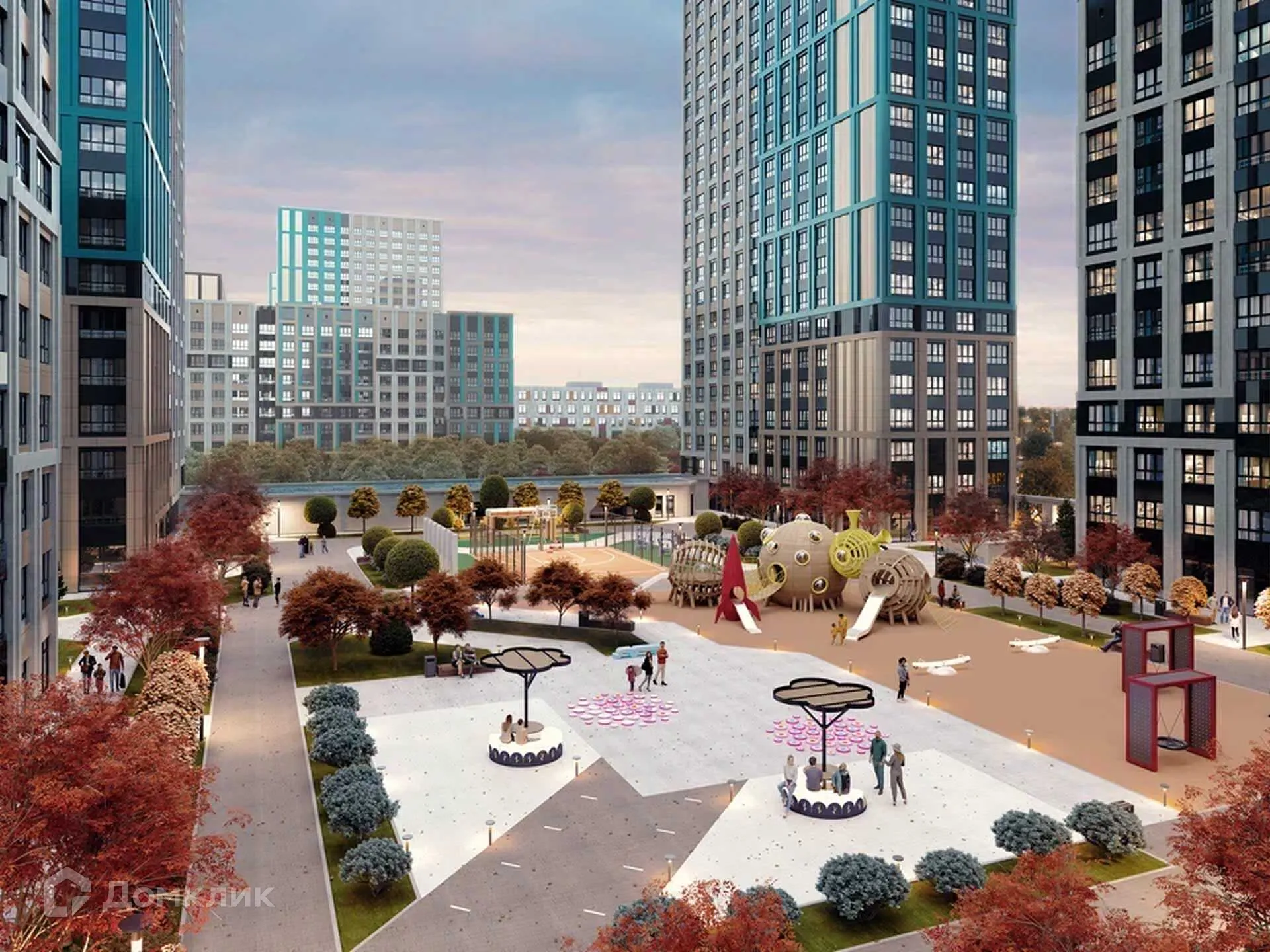 Планировка 3-комнатной квартиры 82.3 м² в ЖК Движение61, г. Ростов-на-Дону — фото 4