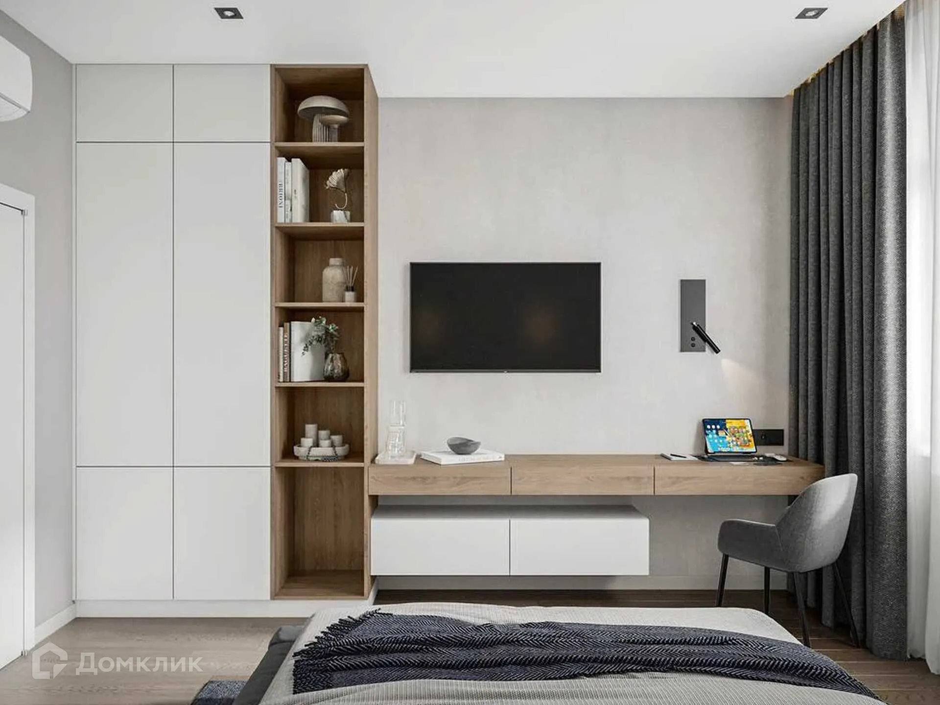 Планировка 1-комнатной квартиры 42.5 м² в ЖК Движение61, г. Ростов-на-Дону — фото 3