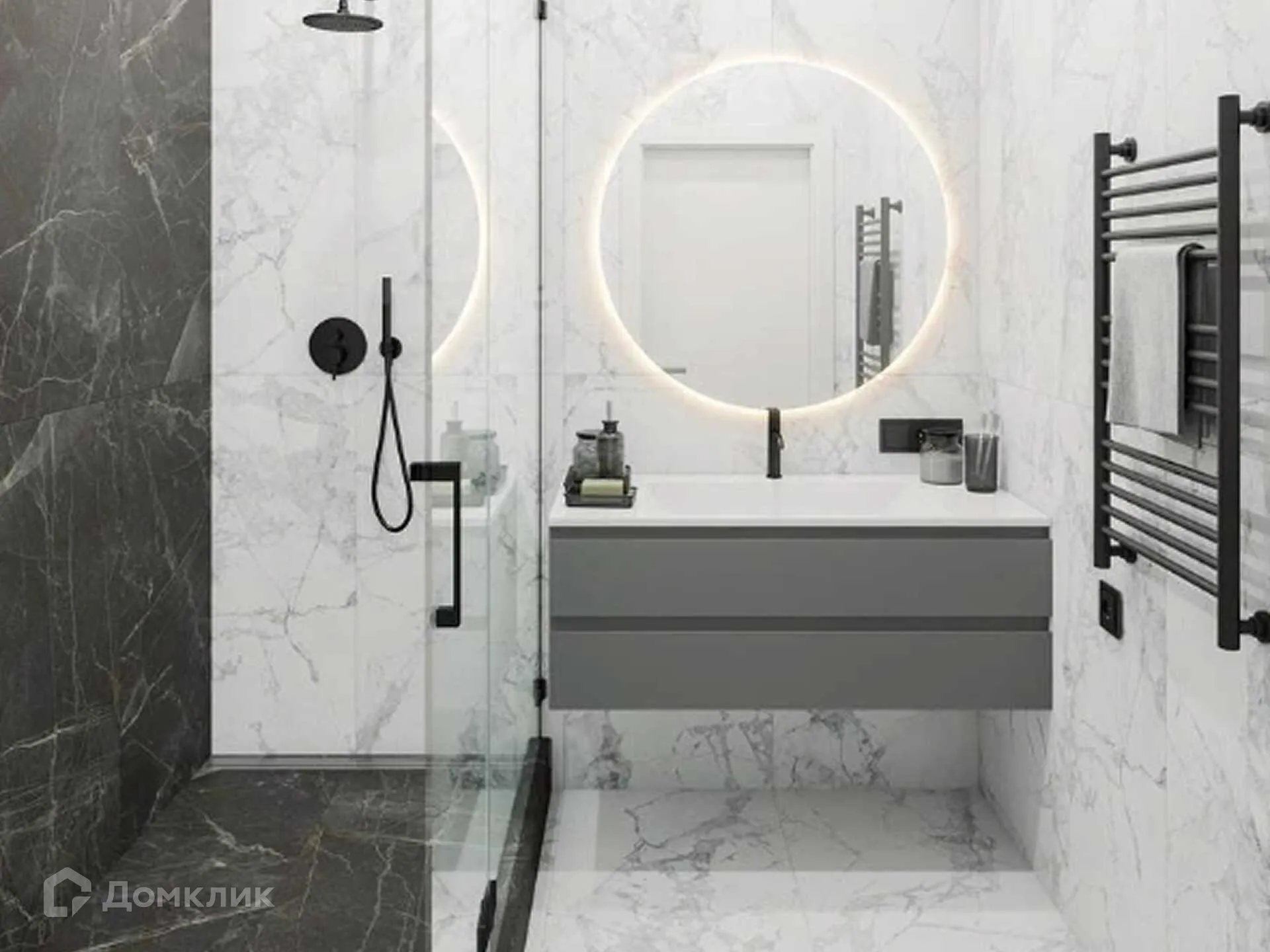 Планировка 1-комнатной квартиры 42.5 м² в ЖК Движение61, г. Ростов-на-Дону — фото 7