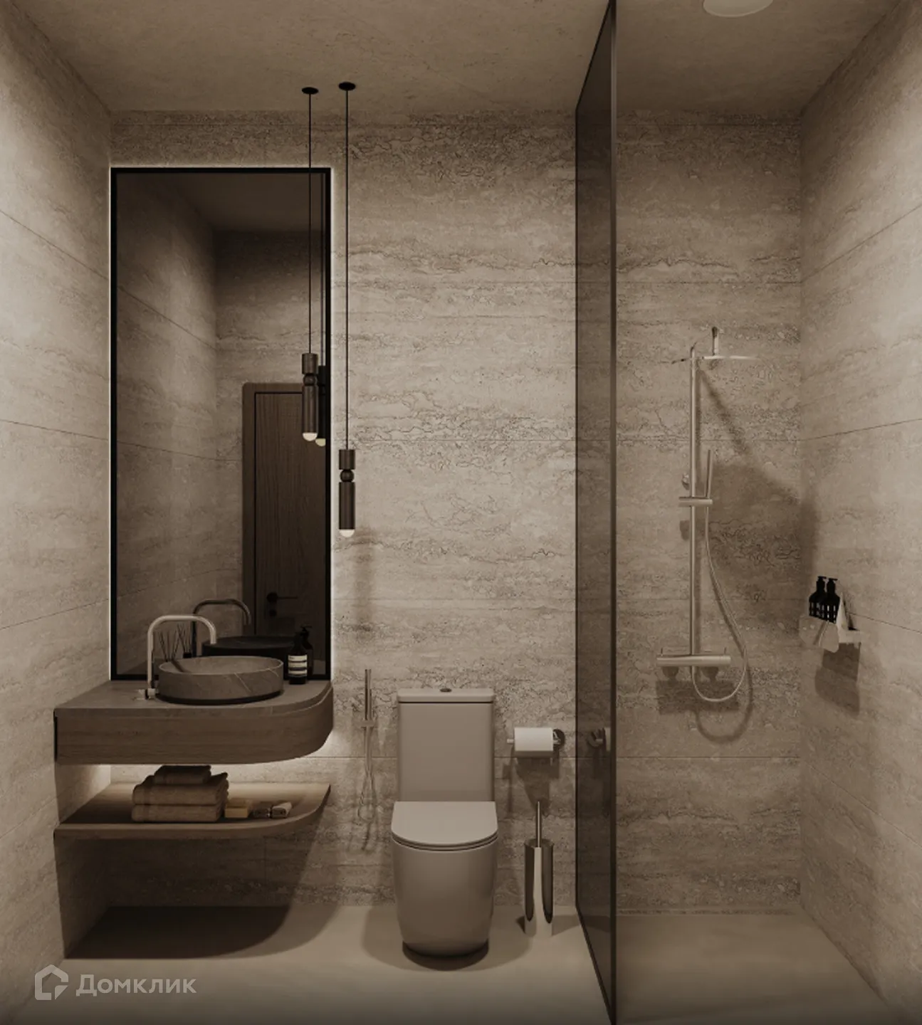 Планировка 1-комнатной квартиры 42.9 м² в ЖК Движение61, г. Ростов-на-Дону — фото 7