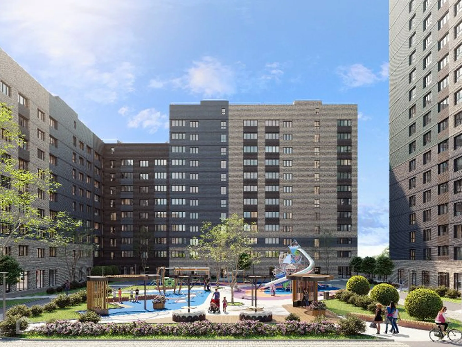 Планировка 1-комнатной квартиры 42.9 м² в ЖК Движение61, г. Ростов-на-Дону — фото 8