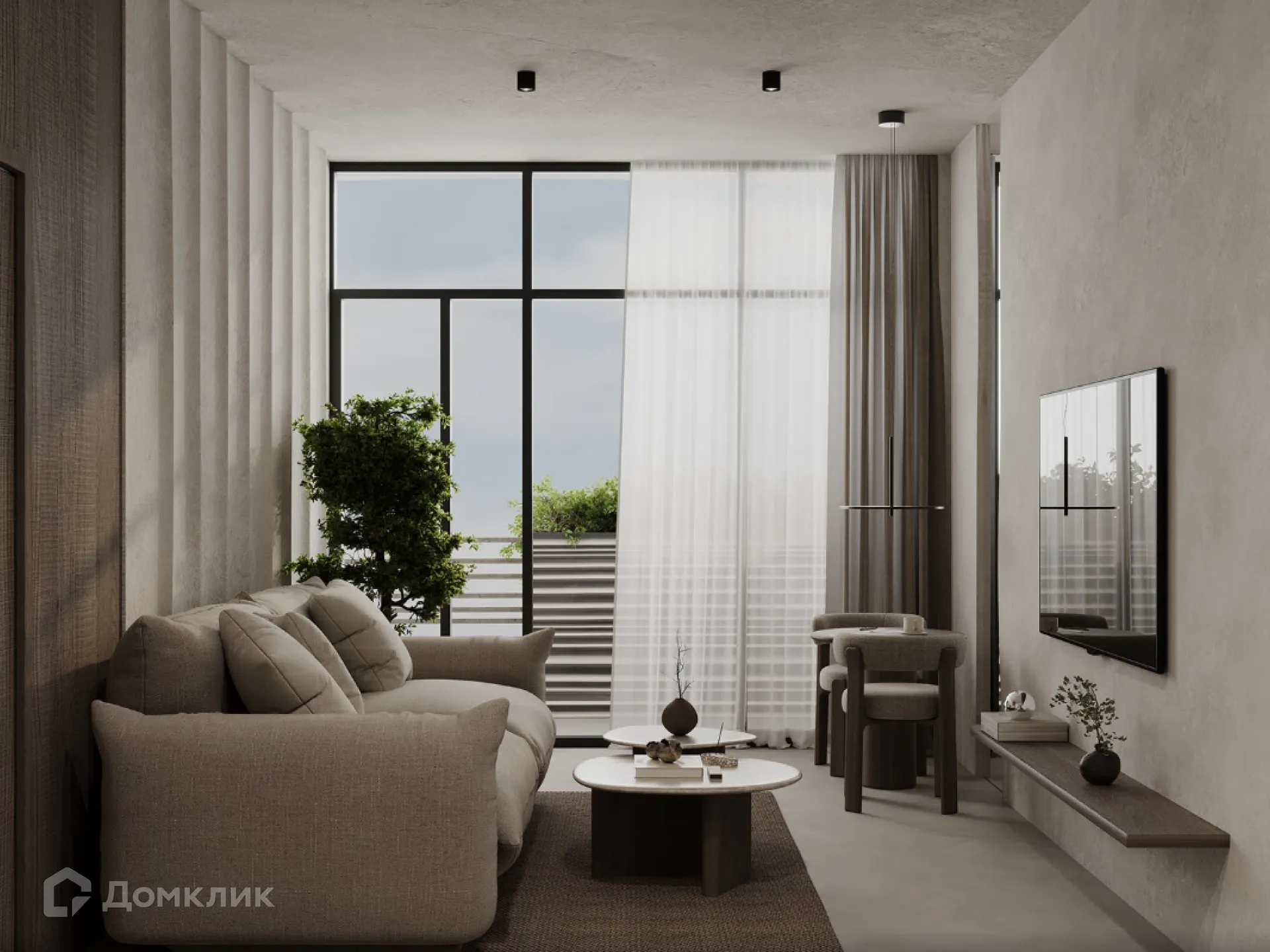 Планировка 1-комнатной квартиры 42.9 м² в ЖК Движение61, г. Ростов-на-Дону — фото 9