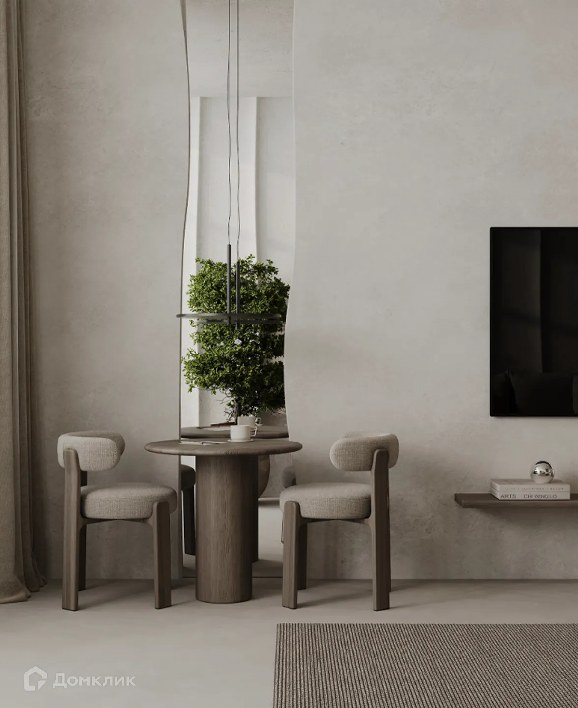 Планировка 1-комнатной квартиры 42.9 м² в ЖК Движение61, г. Ростов-на-Дону — фото 11