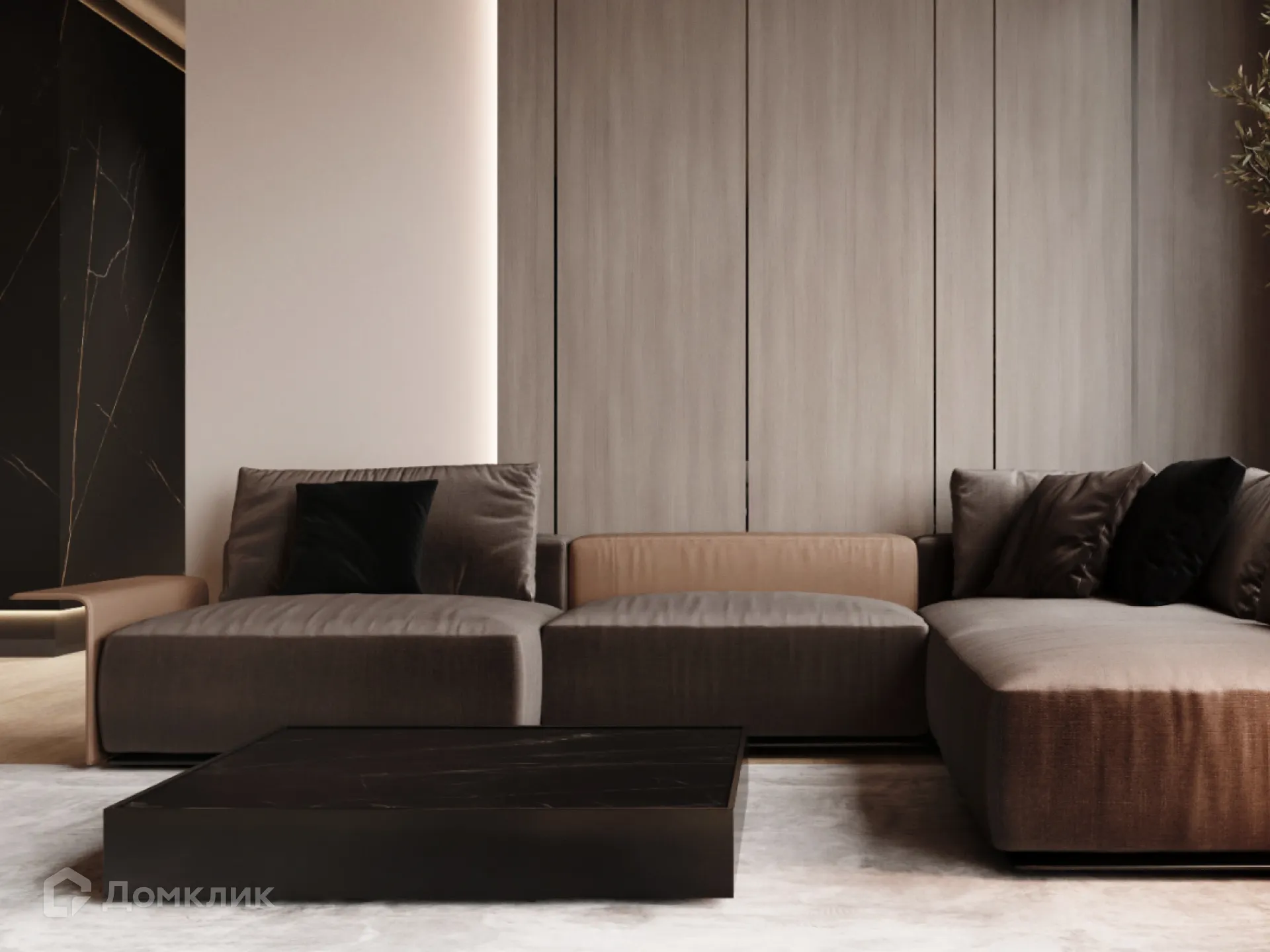 Планировка 1-комнатной квартиры 43.3 м² в ЖК Движение61, г. Ростов-на-Дону — фото 13