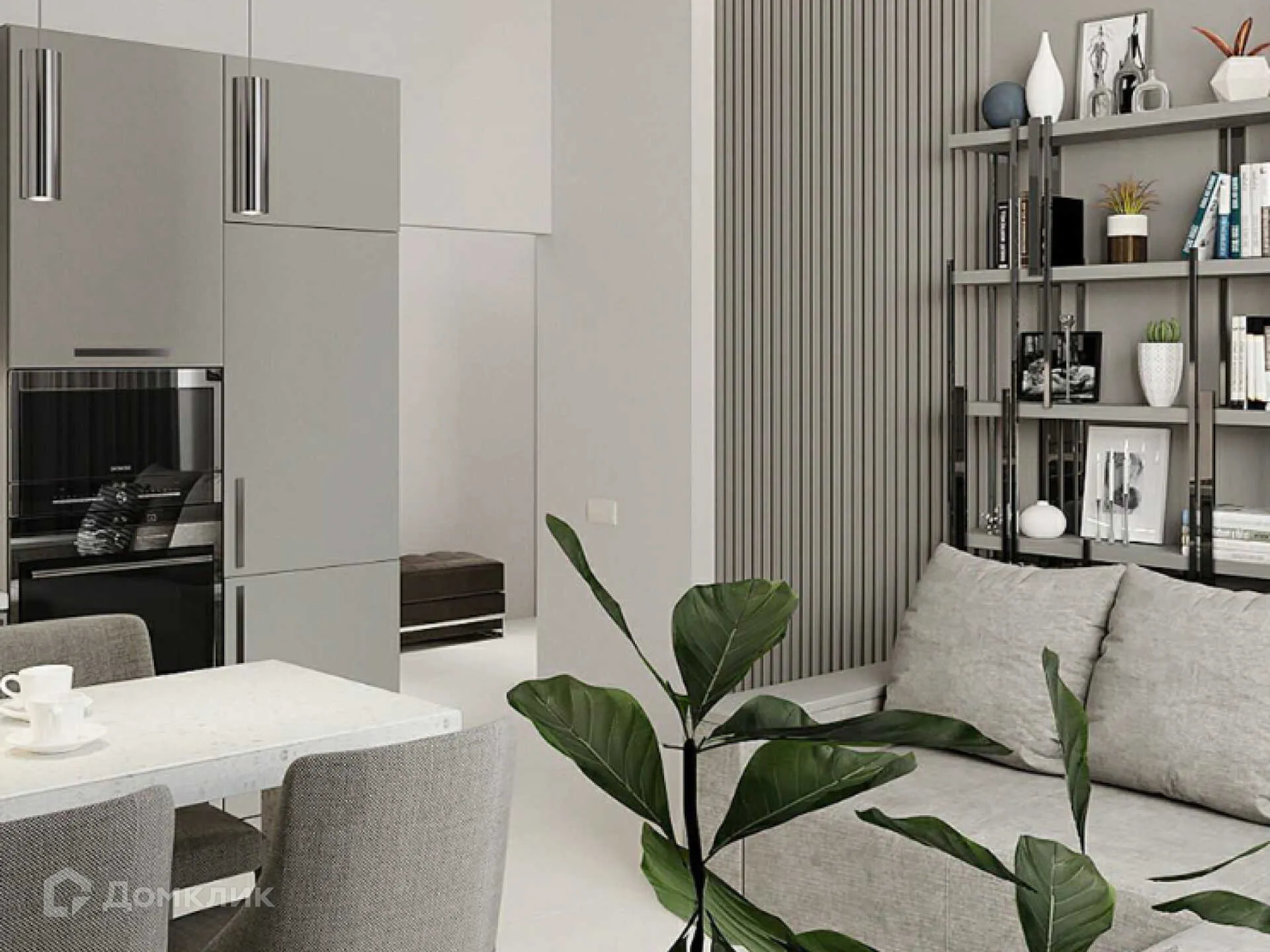 Планировка 1-комнатной квартиры 38 м² в ЖК Движение61, г. Ростов-на-Дону — фото 4