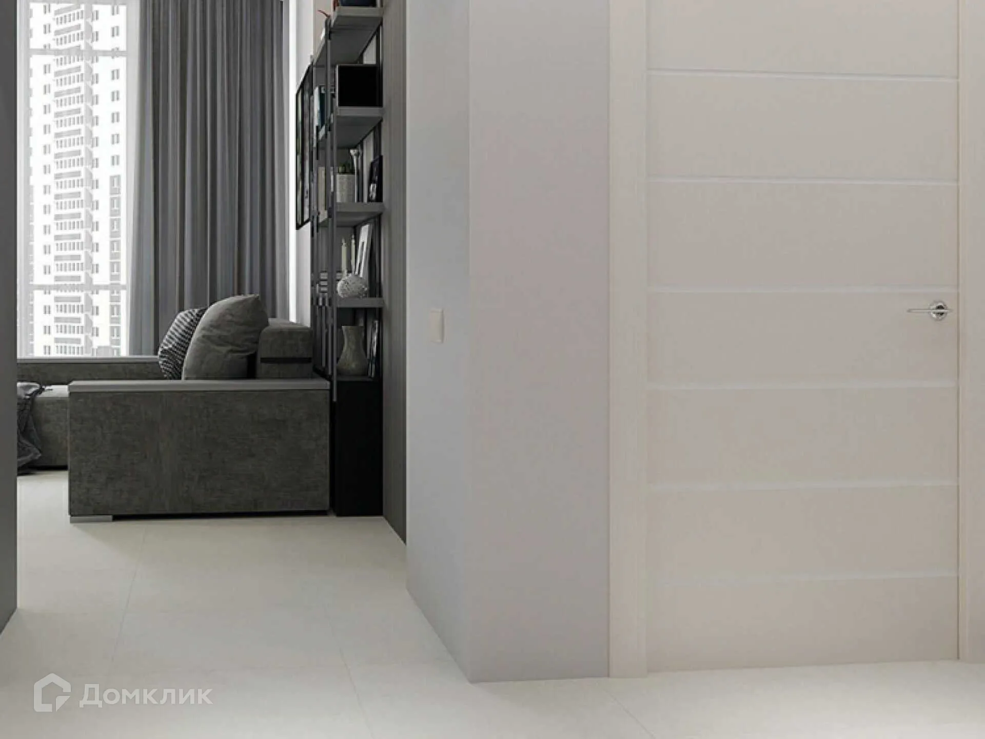 Планировка 1-комнатной квартиры 38 м² в ЖК Движение61, г. Ростов-на-Дону — фото 6