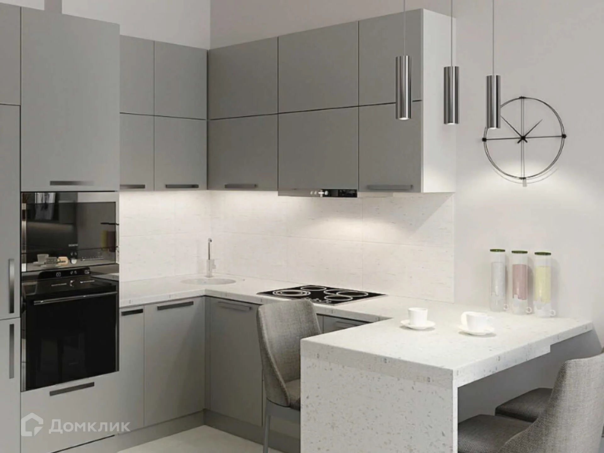 Планировка 1-комнатной квартиры 38 м² в ЖК Движение61, г. Ростов-на-Дону — фото 11