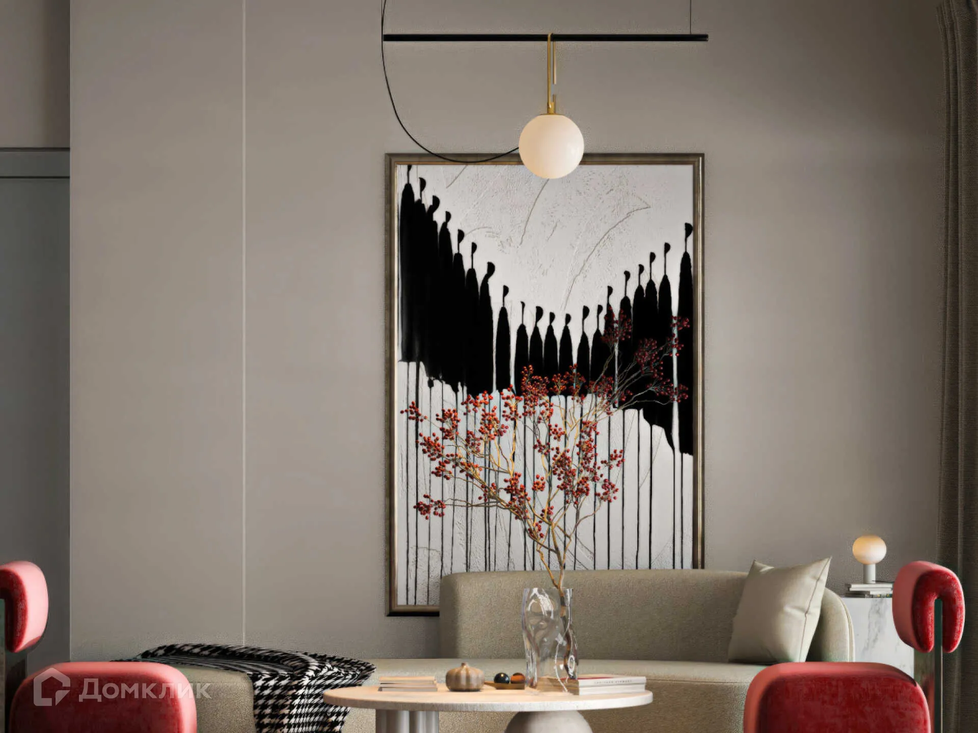 Планировка 1-комнатной квартиры 32.3 м² в ЖК Движение61, г. Ростов-на-Дону — фото 4