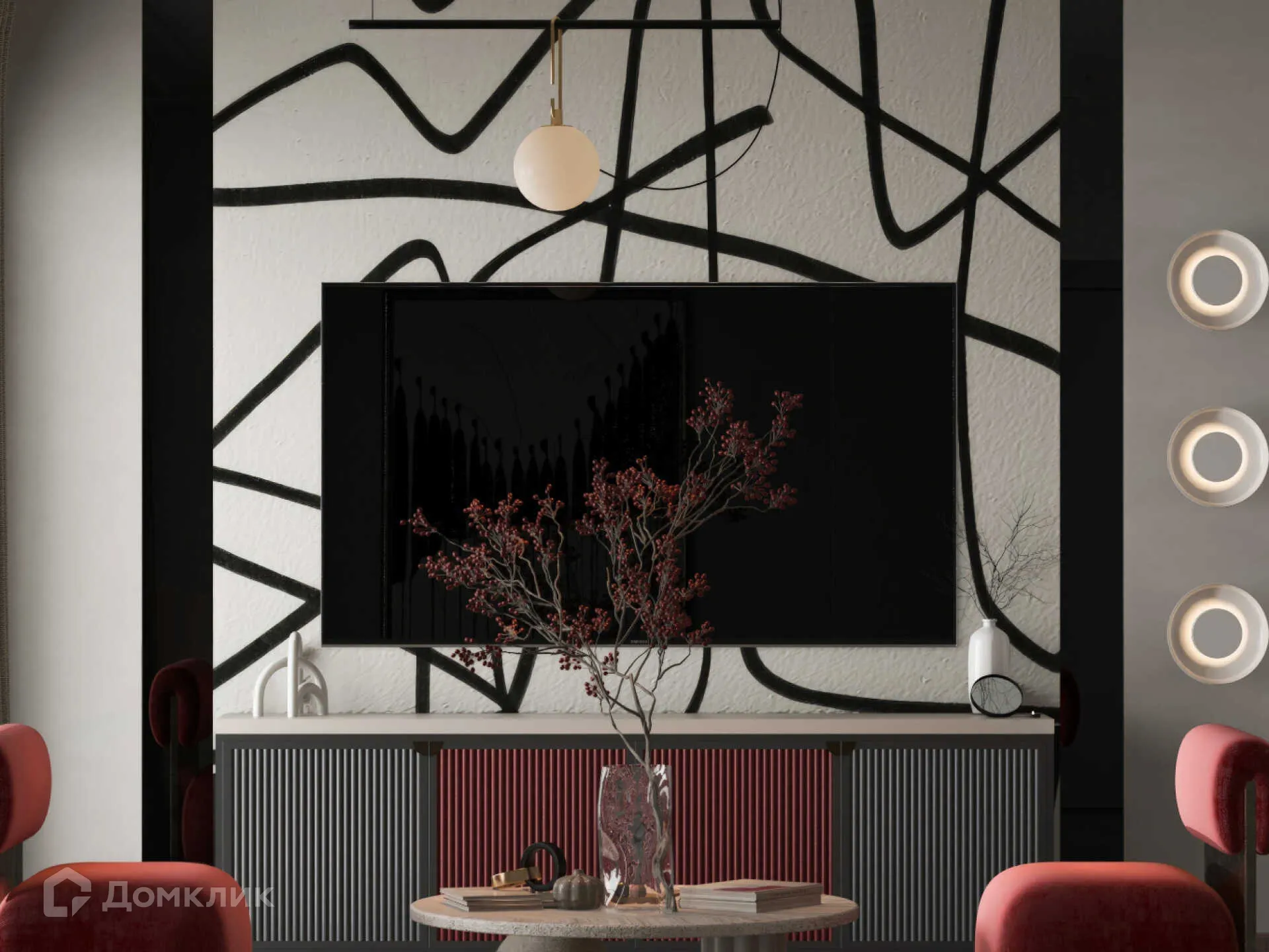 Планировка 1-комнатной квартиры 32.3 м² в ЖК Движение61, г. Ростов-на-Дону — фото 5