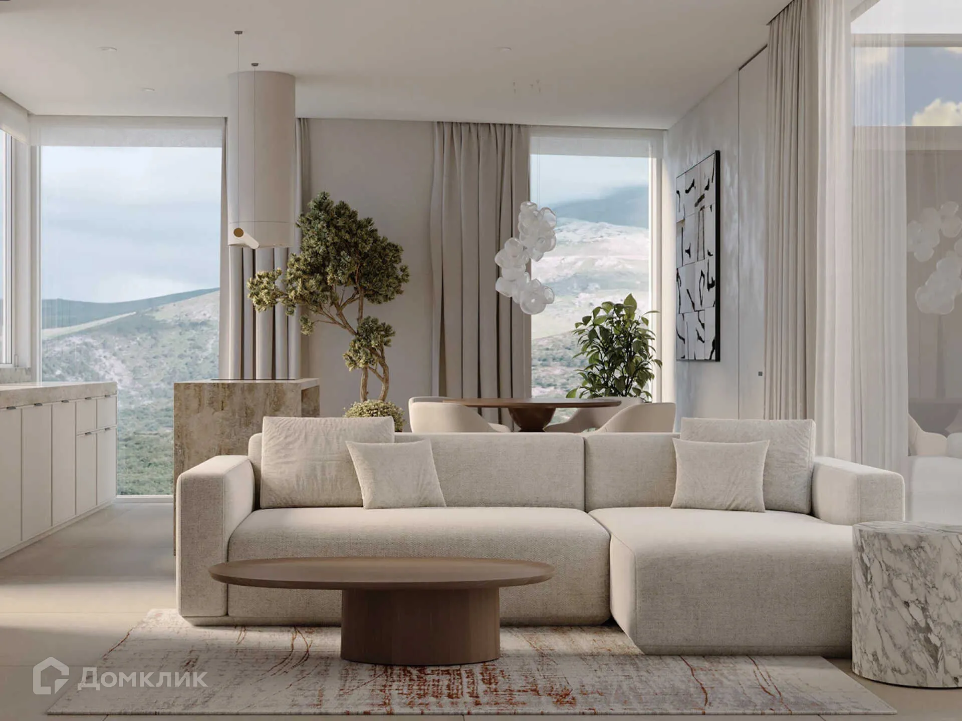 Планировка 2-комнатной квартиры 62.2 м² в ЖК Движение61, г. Ростов-на-Дону — фото 3