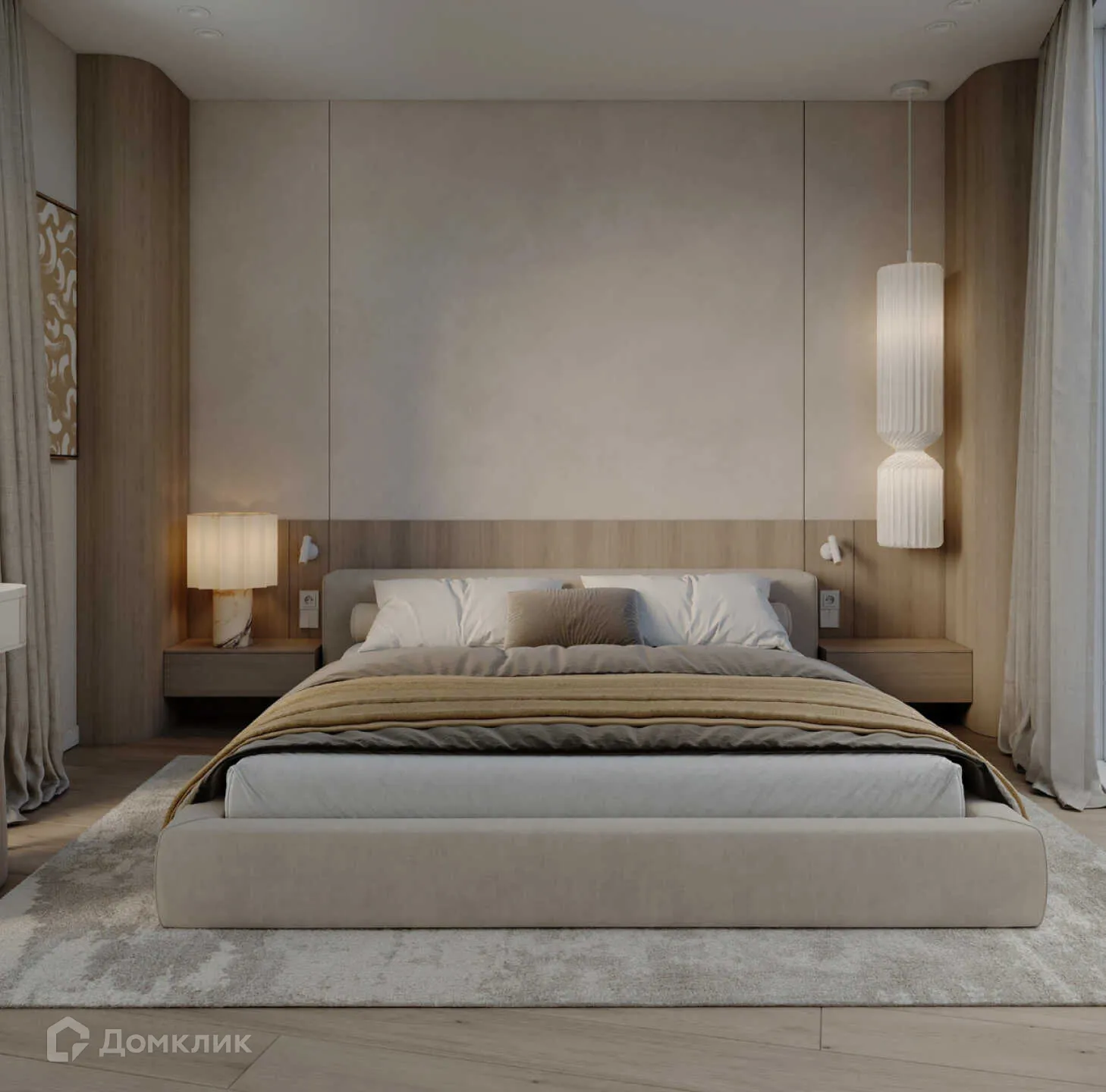 Планировка 2-комнатной квартиры 62.2 м² в ЖК Движение61, г. Ростов-на-Дону — фото 4