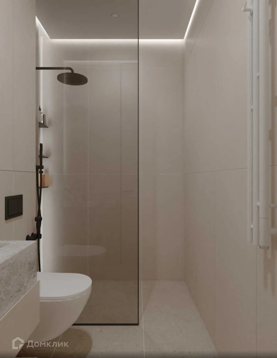 Планировка 2-комнатной квартиры 62.2 м² в ЖК Движение61, г. Ростов-на-Дону — фото 9